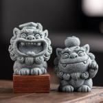 Chinesische Löwenfigur aus Stein