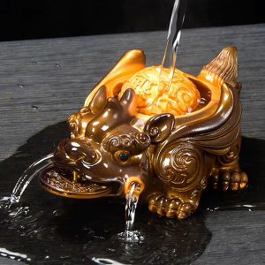 Chinesisches Tea Pet aus Kunstharz mit Farbwechsel