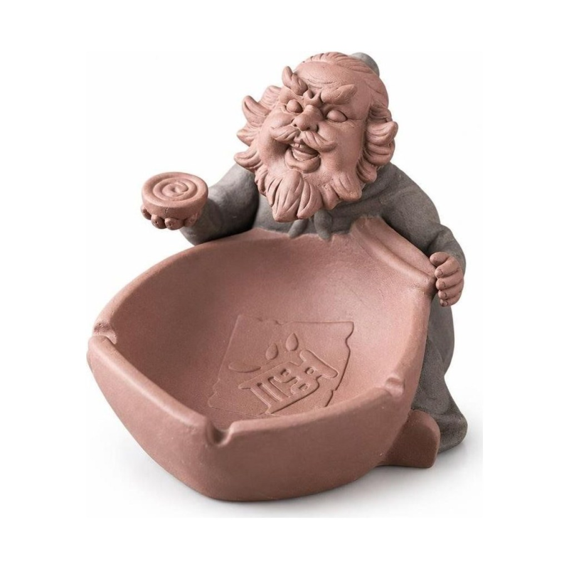 Chinesisches Tea Pet aus violettem Ton, handgefertigt