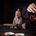 Chinesisches Tea Pet aus violettem Ton, handgefertigt