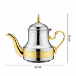 Dallah-Kanne aus Edelstahl für Kaffee
