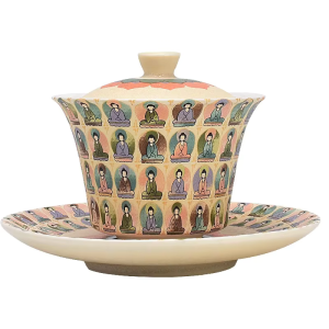 Dunhuang-Gaiwan aus Porzellan