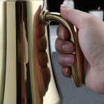 Edelstahl-Teekanne mit integriertem Filter