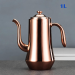 Edelstahl-Teekanne mit integriertem Filter — Roségold 1 l