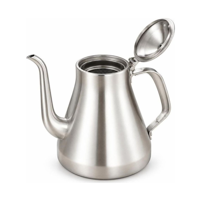 Edelstahl-Teekanne mit Teesieb, 1,5 L