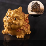 Farbwechselndes Pixiu-Teetier — Goldene Figur ohne Sockel