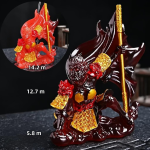 Farbwechselndes Teetier aus Kunstharz — Dunkelbraun, Rot und Gold
