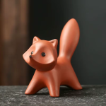 Fuchs-Teehaustier aus Yixing-Ton (Zisha)