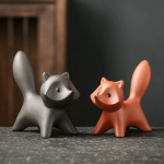 Fuchs-Teehaustier aus Yixing-Ton (Zisha)
