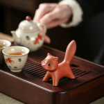 Fuchs-Teehaustier aus Yixing-Ton (Zisha)