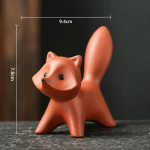 Fuchs-Teehaustier aus Yixing-Ton (Zisha)