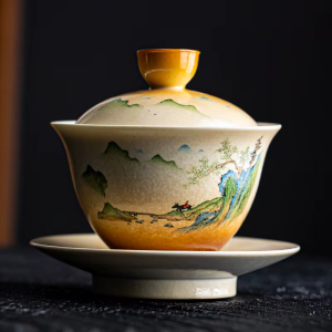 Gaiwan aus Dehua-Porzellan