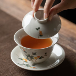 Gaiwan aus Dehua-Porzellan