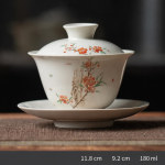 Gaiwan aus Dehua-Porzellan — Saflor