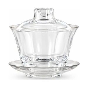 Gaiwan aus Glas mit 130 ml Fassungsvermögen