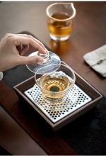 Gaiwan aus Glas mit 130 ml Fassungsvermögen