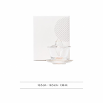 Gaiwan aus Glas mit 130 ml Fassungsvermögen