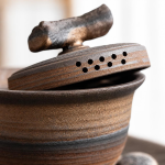 Gaiwan aus Keramik mit Deckel und Untertasse
