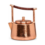Gehämmerte Kupfer-Teekanne im Vintage-Stil