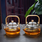 Glas-Teekanne mit Filter aus Borosilikatglas