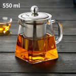 Glasteekanne mit integriertem Siebeinsatz — 550 ml