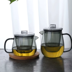 Glasteekanne mit Teesieb aus Borosilikatglas