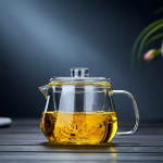 Glasteekanne mit Teesieb aus Borosilikatglas — 480 ml klar