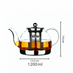 Glasteekanne mit zentralem Teesieb — 1.200 ml