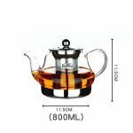 Glasteekanne mit zentralem Teesieb — 800 ml