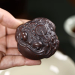 Goldkröte als Yixing-Teetier
