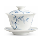 Handbemalter Gaiwan aus Porzellan, 165 ml