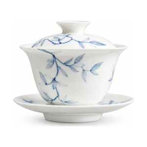 Handbemalter Gaiwan aus Porzellan, 165 ml
