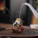 Jinchan Tea Pet aus Kunstharz mit Farbwechsel bei Wärme