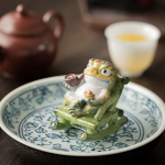 Jinchan Tea Pet aus Kunstharz mit Farbwechsel bei Wärme