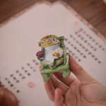 Jinchan Tea Pet aus Kunstharz mit Farbwechsel bei Wärme