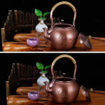 Kupferwasserkocher mit wählbarem Dekor
