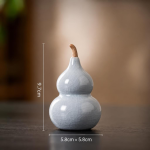 Kürbis-Teetier aus Seladonkeramik — 1 Stück, 9,7 × 5,8 cm