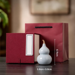 Kürbis-Teetier aus Seladonkeramik — Mit Geschenkbox