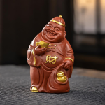 Lächelndes Yixing-Teetier aus Yixing-Ton (Zisha)