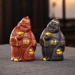 Lächelndes Yixing-Teetier aus Yixing-Ton (Zisha)