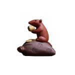 Maus-Teetier mit goldenen Details