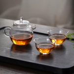 Mini-Teekanne aus Glas mit Borosilikatglas