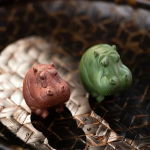 Nilpferd-Teetier aus Yixing-Ton