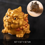 Pixiu-Teefigur für den Teetisch — Ohne Sockel, goldfarben