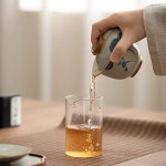 Porzellan-Gaiwan mit Craquelé-Dekor