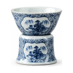 Porzellan-Teeservice mit Gaiwan oder Kanne