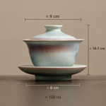 Sancai-Gaiwan aus Keramik