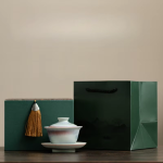 Sancai-Gaiwan aus Keramik — Mit Geschenkbox