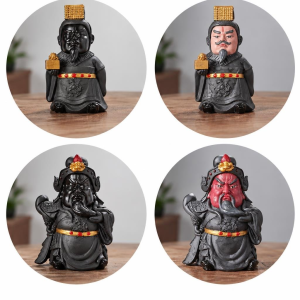 Tea Pet aus Harz mit farbwechselndem Gesicht