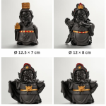 Tea Pet aus Harz mit farbwechselndem Gesicht